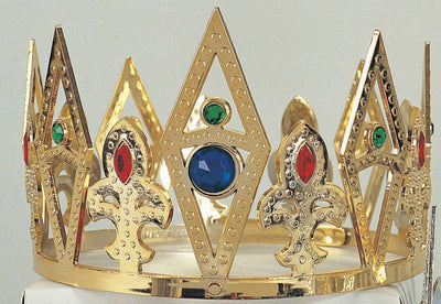 Metallic Plated King Crown
