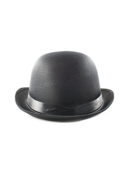 Satin Bowler Hat
