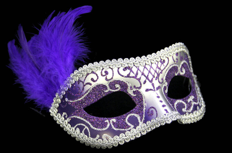 Bagloni Eye Mask-Purple/Silver