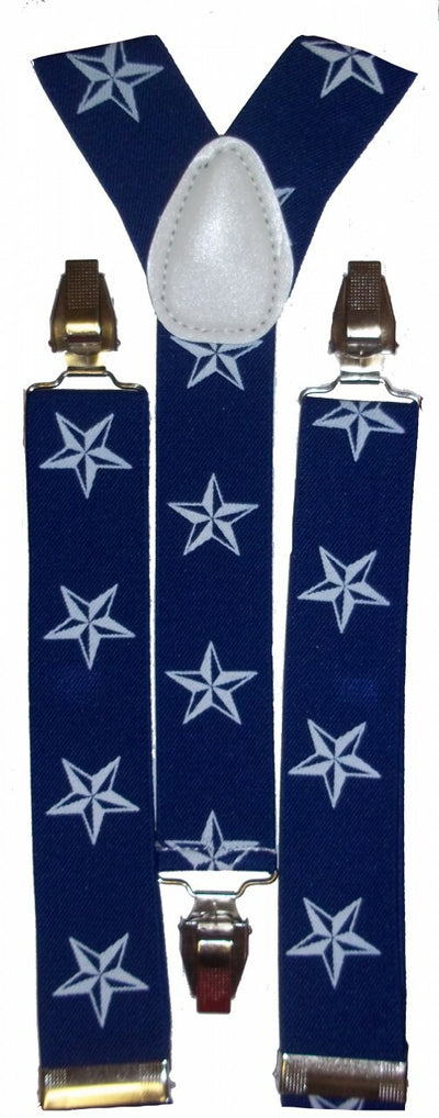 Blue Star Suspenders