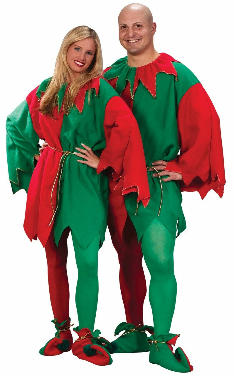 Elf Two-Tone Tunic - Adult Costume