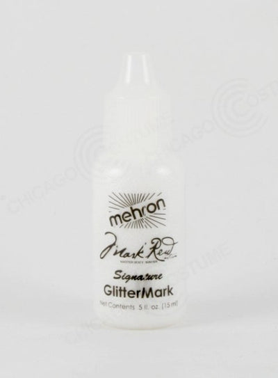 White glitter mark mehron