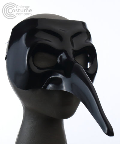 Shiny Black Casanova Mask