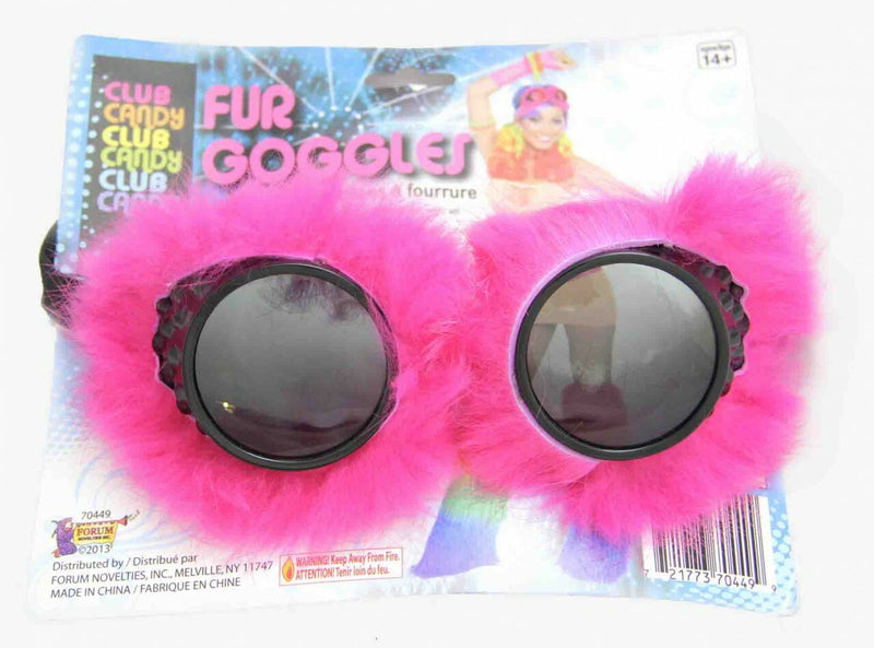 Furry Party Goggles-Pink