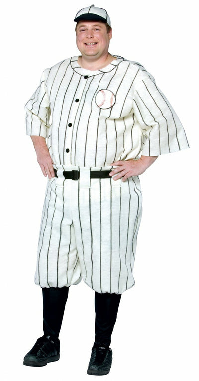 plus size old time baseball costume