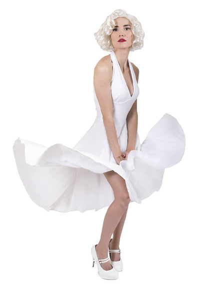 Hollywood Starlet 1950s White Dress