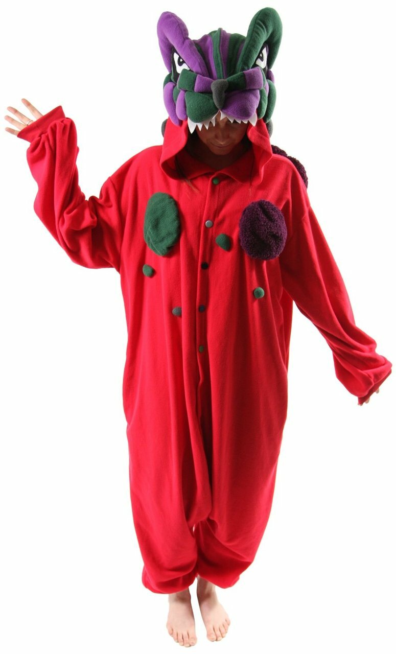 monsters inc adult onesie BCozy Kaijyu Red Dragon Adult Unisex Onesie