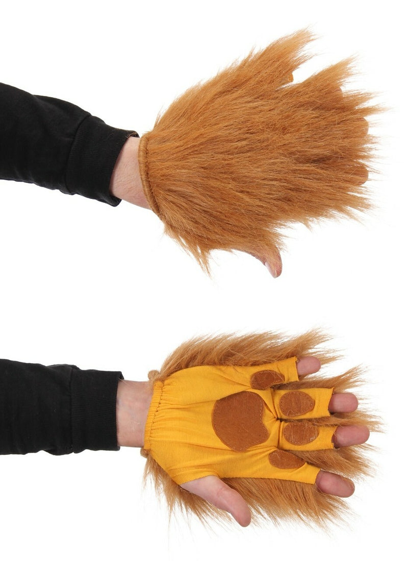 fingerless paw gloves