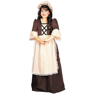 Colonial girl childrens costume