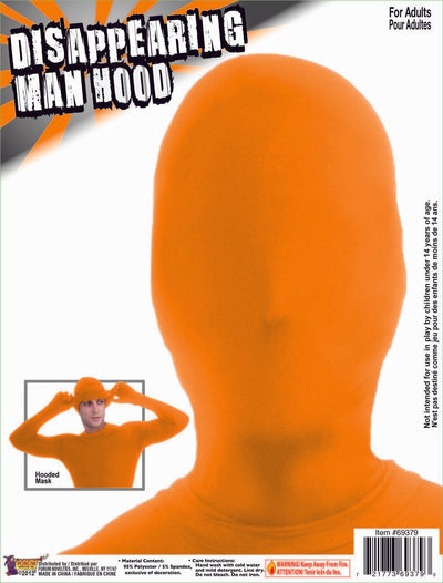 orange morph suit mask hood