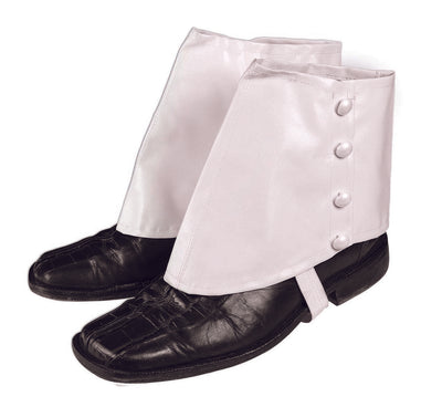 Roaring 20's Spats-White