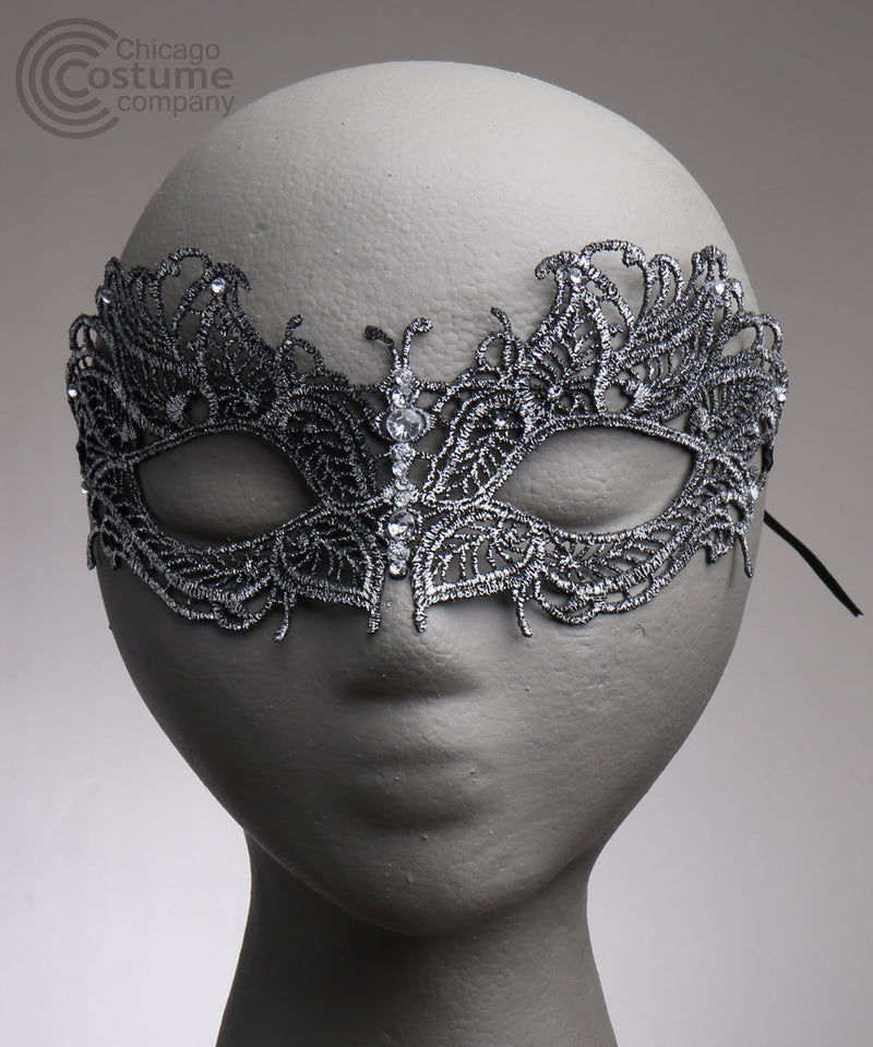 Saddi Fabric Eye Mask-Silver