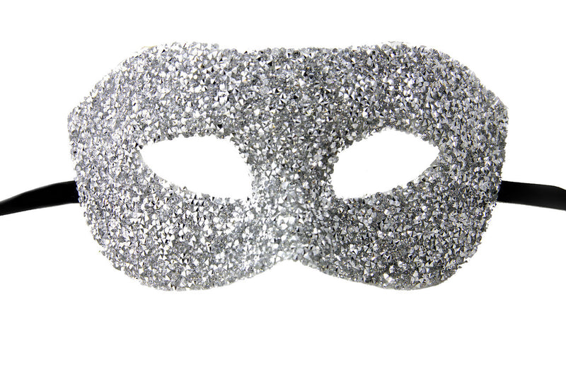 sparkly diamonds rhinestones glitter masquerade mask