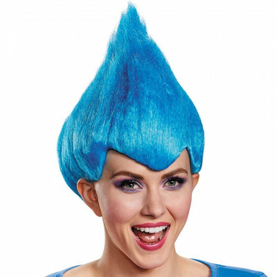 Wacky Troll Adult Wig-Light Blue