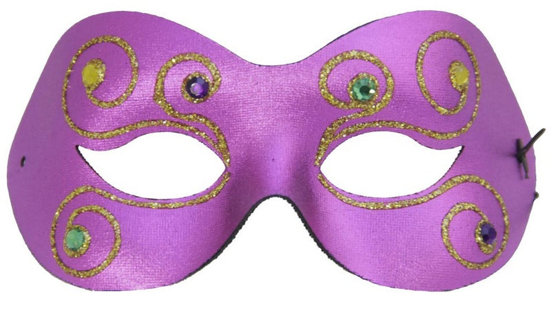 Fashion Glitz Eye Mask- Purple