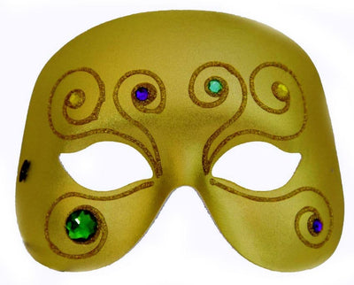 Masquerade Glitz Mask -Gold