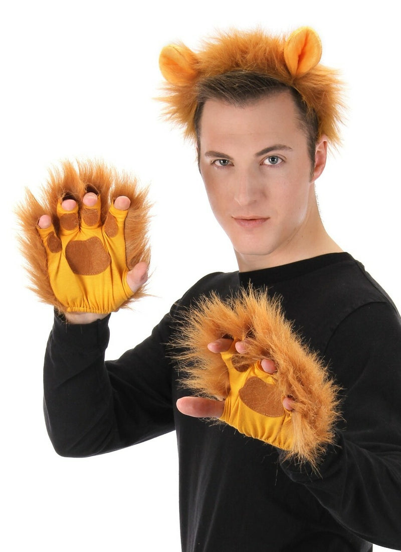 fingerless paw gloves