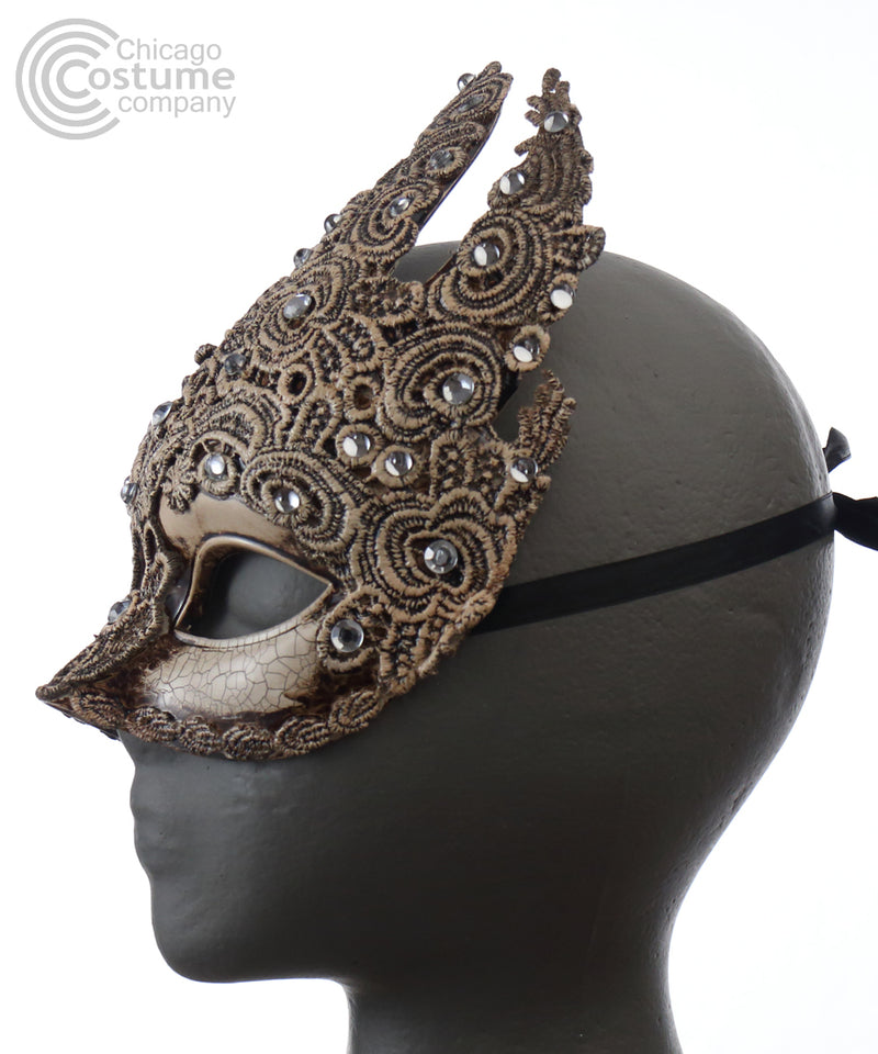 Brazilian Swan Eye Mask-Beige