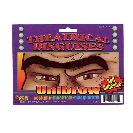Theatrical Disguise Unibrow- Black 