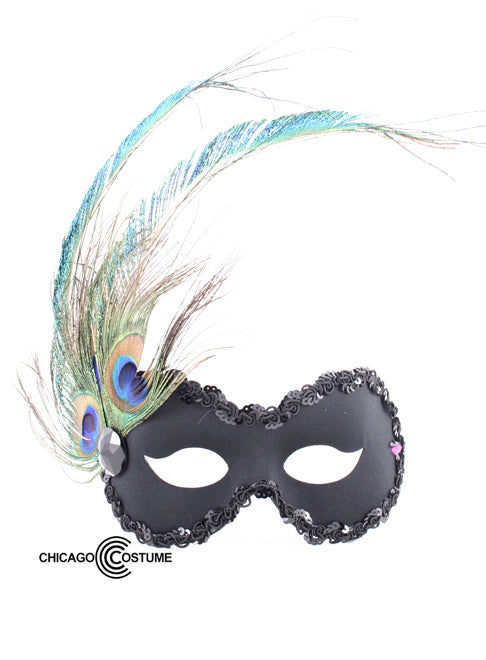 Peacock Paradise Eye Mask