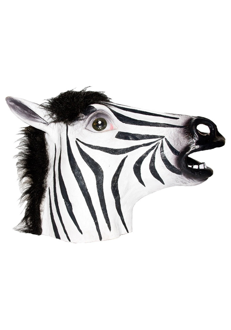 Zebra Latex Mask 