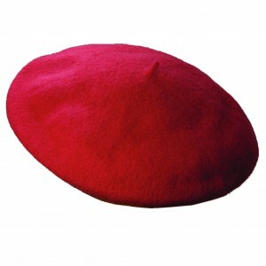 Red Wool Beret