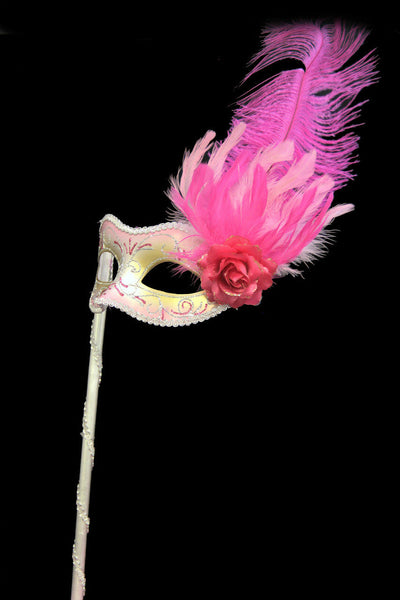 Galena Eye Mask with stick-Pink