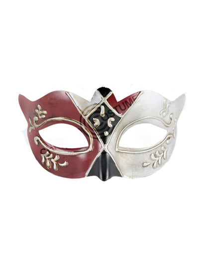Antique Excalibur Mask Red,Silver, and Black