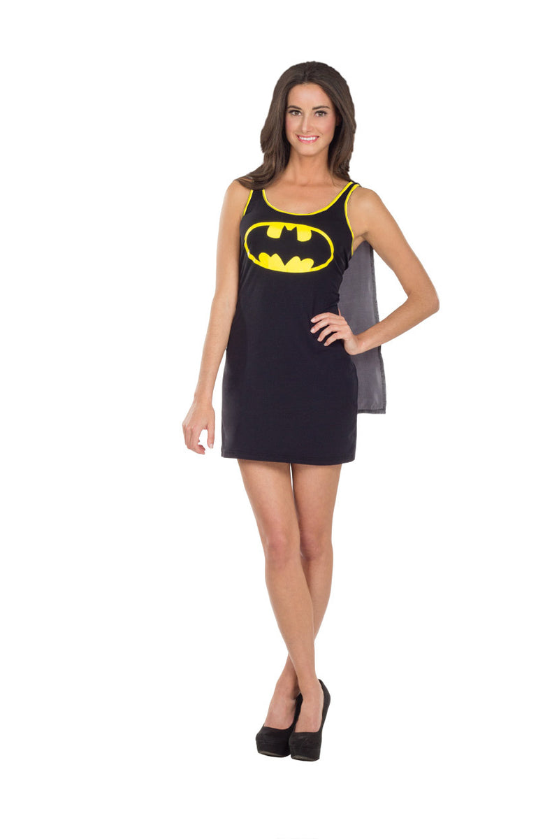 Batgirl Tank Dress With Yellow Trim