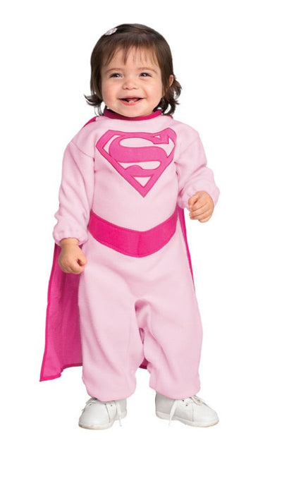 Pink Romper Infant Supergirl Costume
