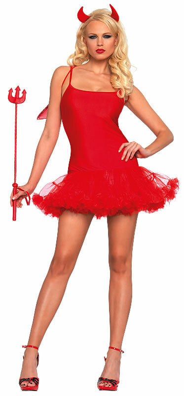red petticoat dress
