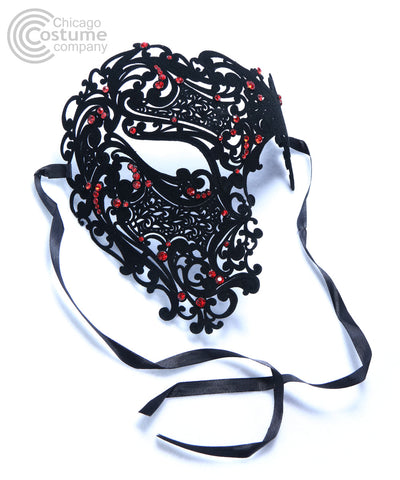 Cartagena Eye Mask w- Gems:Red