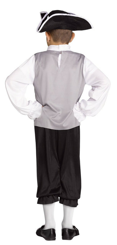 Colonial Boy Child Costume- Back