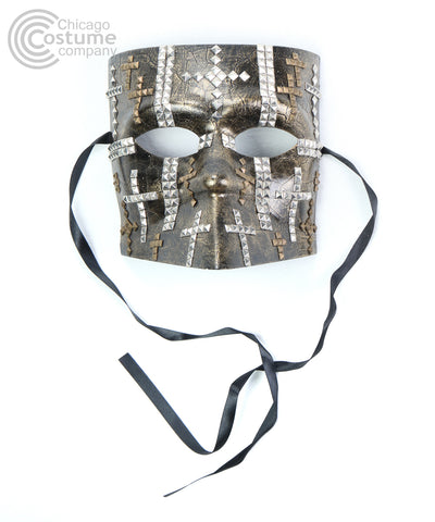 gold stud masquerade mask