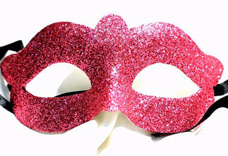 Fuzio Glittered Eye Mask-Pink