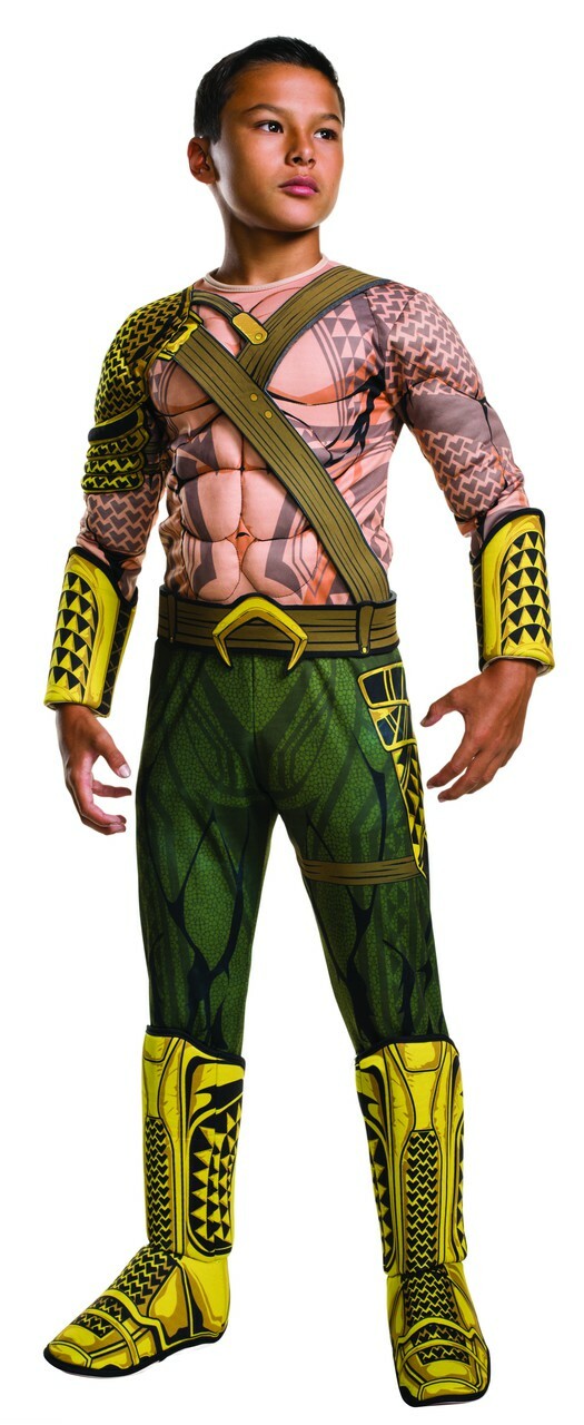 Deluxe Muscle Chest Kids Aquaman Costume