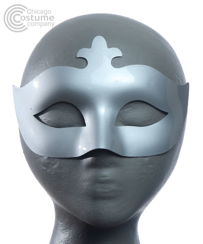 Gabrielle Fleur de Lis Eye Mask-Silver