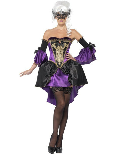 Midnight Baroque Masquerade Adult Costume