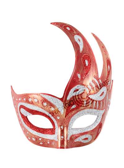 Carnival Eye Mask-Red