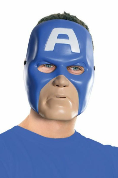Adult Captain America Vacuform 1-2 Mask
