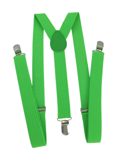 Green Neon Suspenders