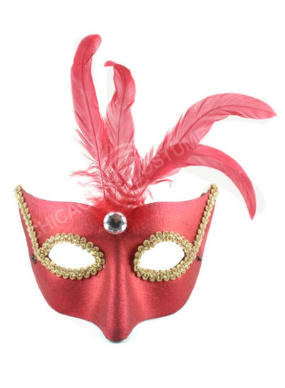 Genevieve Eye Mask Red