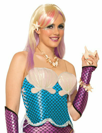 blue mermaid corset