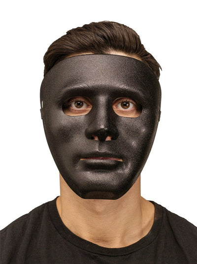 blank mask black