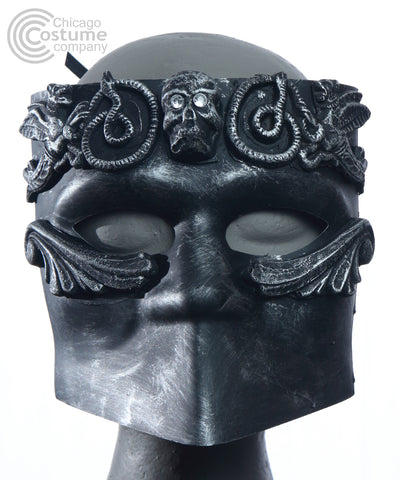 silver masquerade mask