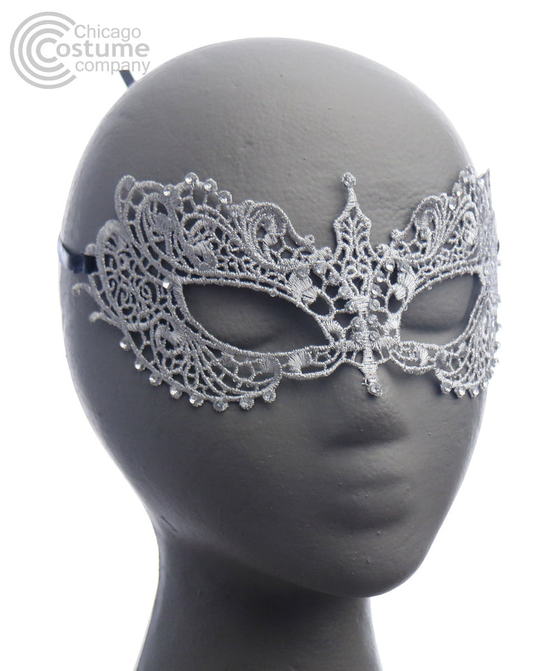 Kerisa Fabric Eye Mask-Silver