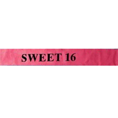 sweet 16 hot pink sash