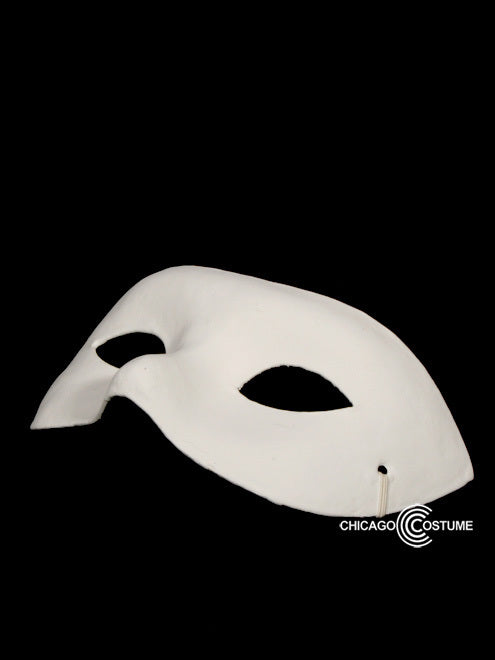 Paintable White Masquerade Eye Mask