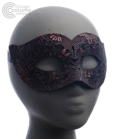 Teresa Leather Eye Mask Black Bronze