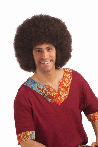 Brown afro wig unisex men and woman